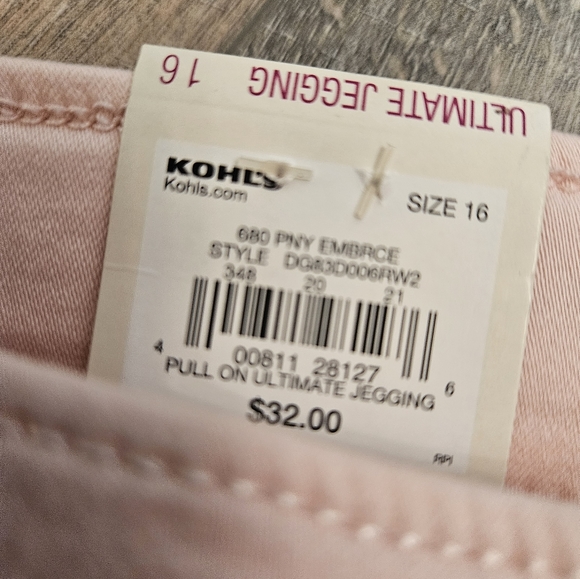 Girls ultimate pink jeggings - Picture 5 of 8